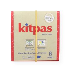 Kitpas voskové pastelky na sklo a papier (6 ks)