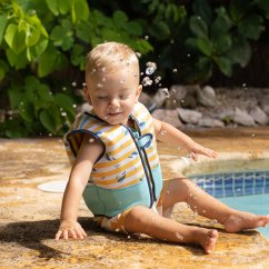Swim Essentials Plovací vesta pro děti Velryby 3-5 let