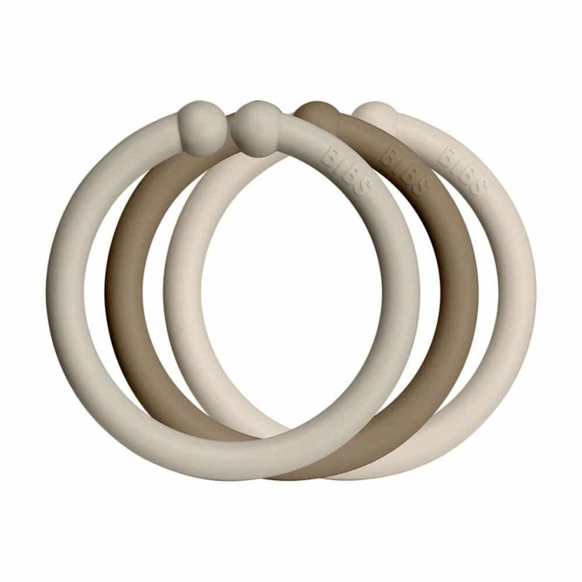 BIBS Loops krúžky 12ks (Vanilla / Sage / Olive)
