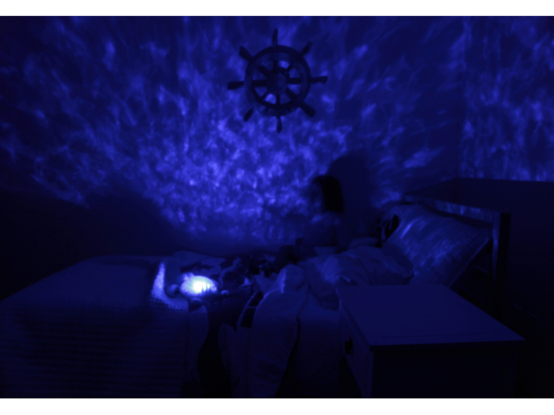 Cloud B Nočné svetlo s projekciou a hudbou Korytnačka Ocean