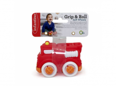 Infantino Autíčko Soft Wheels hasičský náklaďák