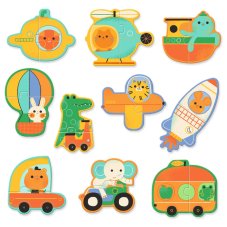 Djeco Puzzle Duo Dopravné prostriedky