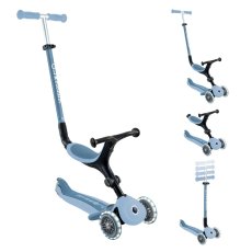 Globber Detská kolobežka Go up active lights ecologic blueberry
