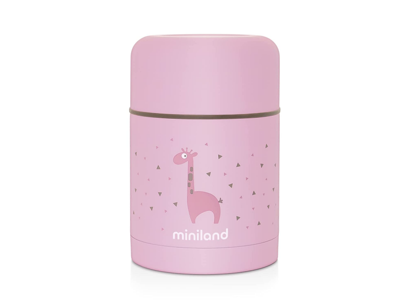 Miniland Termoska Silky na jedlo Pink 600ml