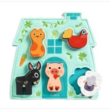 Djeco Drevené puzzle Mouki
