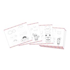 Janod Step by step Kreativní sada Kreslení krok za krokem Kawai od 6 let