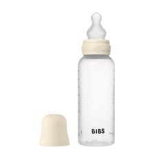 Antikoliková láhev BIBS se silikonovou savičkou 270 ml (slonová kost)