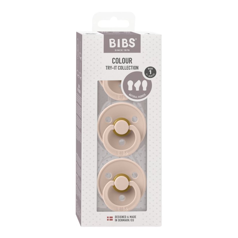 BIBS Colour TRY IT 3-balení (Blush)