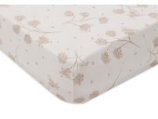 Jollein Napínacia plachta 140/150 x 70/75 cm Leafy Dreams