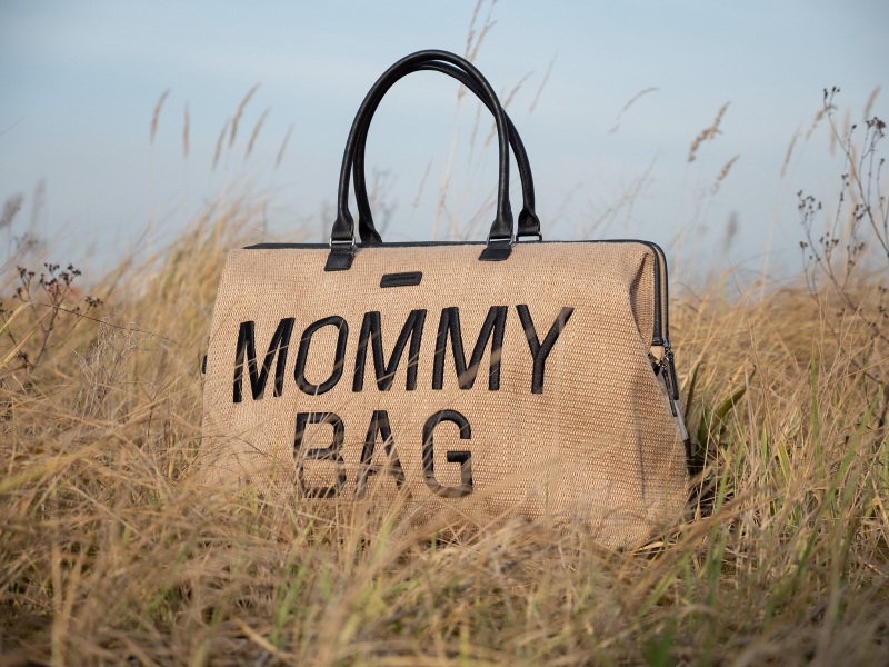 Childhome Prebaľovacia taška Mommy Bag Raffia Look