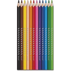 Janod Colorino Trojhranné pastelky 12 farieb