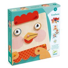 DJECO CreaFaces: Drevená edukatívna hra