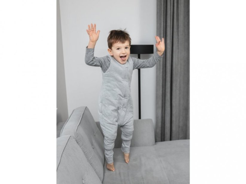 Celoroční spací vak s kalhotami Sleepee Eukalyptus/Černé tečky - Věk: 3 - 4 roky