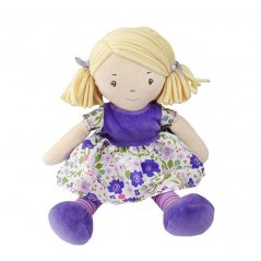 Bonikka Dames punčka iz blaga majhna (Little Peggy - vijolična obleka)