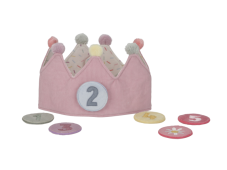 Little Dutch Narozeninová korunka s čísly Pink