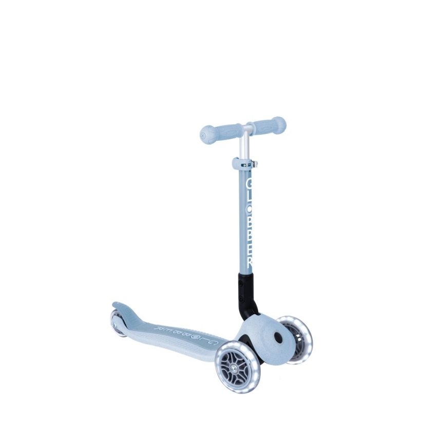 Globber kolobežka Junior Foldable lights Ecologic - Blueberry