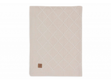Jollein Deka 75x100cm Check Knit Oatmeal