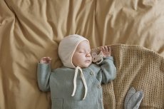 Čiapočka pre bábätko Newborn Elodie Details - Vanilla White