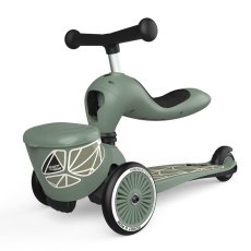 SCOOT AND RIDE Detské odrážadlo 2v1 - highwaykick 1 lifestyle - green lines