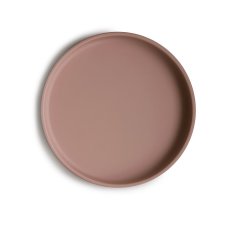 Mushie Classic silikonový talíř s přísavkou (Cloudy Mauve)