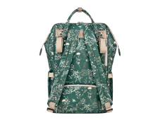 KikkaBoo Prebaľovací batoh Siena Luxe Secret Garden Deep Green