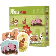 EDUkid Prvé puzzle Farma 6v1