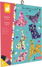 Janod Atelier Origami papírové skládačky zvířátka Mini 8+