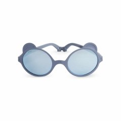 KiETLA slnečné okuliare OURS'ON 2-4 roky (silver blue)