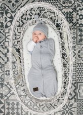 Zavinovačka Sleepee Second Step Swaddle s čepičkou zdarma růžová
