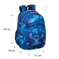 Coolpack Školská taška Rider 43 cm Stitch Blue