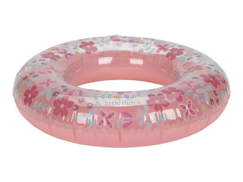 Little Dutch Nafukovací kruh Růžové květiny