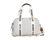 Childhome Přebalovací taška Mommy Club Signature Canvas Off White