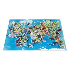 Janod Vzdelávacie puzzle Ohrozené zvieratká 200 ks