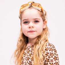 Swim Essentials Plavecké okuliare pre deti Beige Leopard