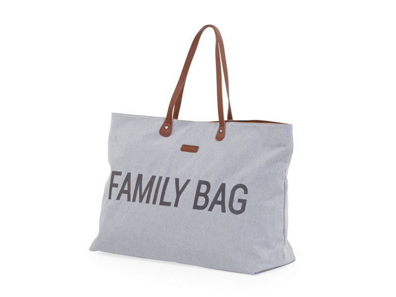 Childhome Cestovná taška Family Bag Canvas Grey