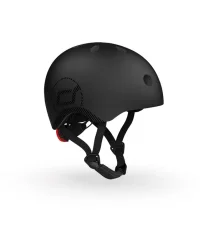 SCOOT AND RIDE Detská prilba – m-l – black
