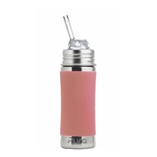 Pura nerezová fľaša so slamkou 325 ml (Rose)