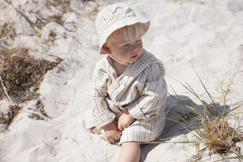 Elodie Details Detský klobúk proti slnku Sun Hat - Pinstripe - Vek: 2 - 3 roky