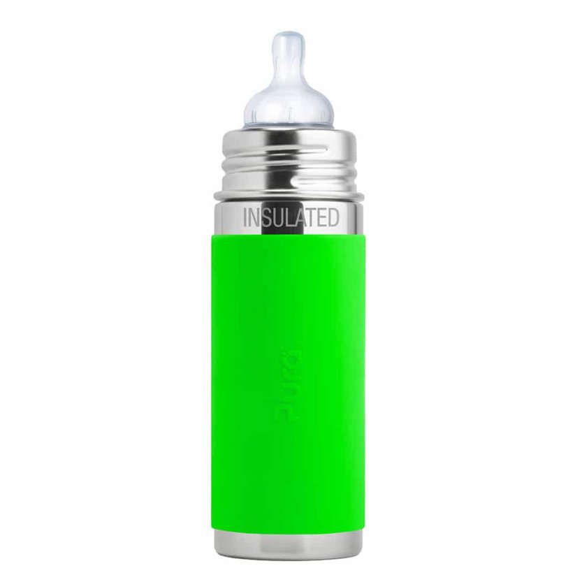 Pura dojčenská TERMO fľaša 260ml (zelená-aqua)