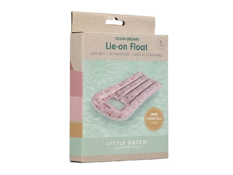 Nafukovací lehátko Little Dutch Ocean Dreams Pink