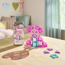 MAGNA-TILES Magnetická stavebnica microMAGS Heart to Heart Travel Set 26 dielov