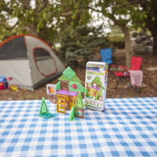 MAGNA-TILES Magnetická stavebnica microMAGS Treehouse Travel Set 24 dielov