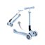Globber kolobežka Junior Foldable lights Ecologic - Blueberry