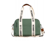 Childhome Prebaľovacia taška Mommy Club Signature Canvas Green