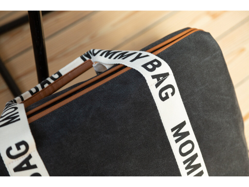 Childhome Prebaľovacia taška Mommy Bag Canvas Black