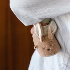 BIBS Kangaroo dětské bačkůrky (Vanilla)
