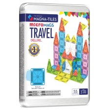 MAGNA-TILES Magnetická stavebnica Travel Set Deluxe 55 dielov