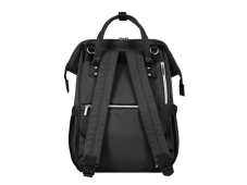 KikkaBoo Prebaľovací batoh Siena Black & Silver