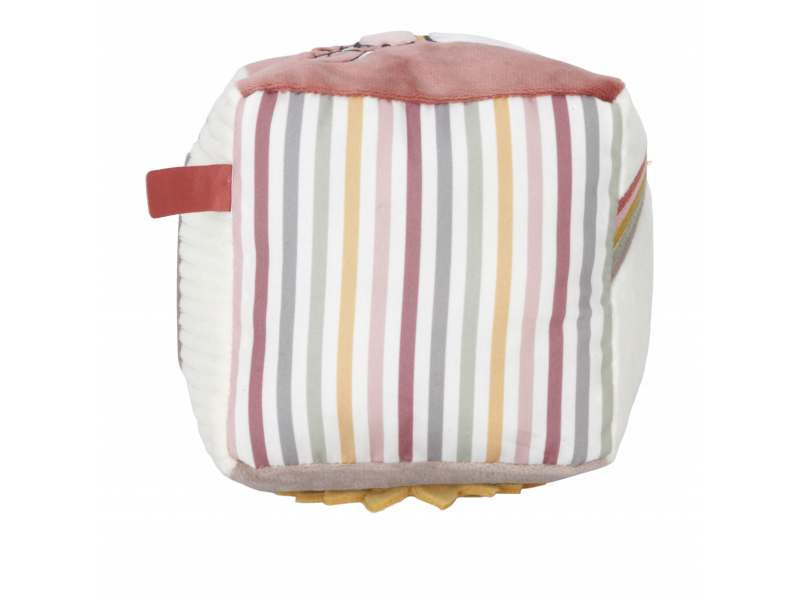 Little Dutch Kostka textilní králíček Miffy Fluffy Pink