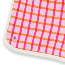 KiETLA ICONIK plavky s UV ochranou - šortky - Tartan Red (2-4 roky)